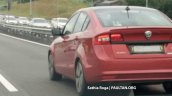 2018 Proton Preve rear three quarters spy shot