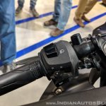 2018 Yamaha YZF-R3 Black left switchgear at 2018 Auto Expo