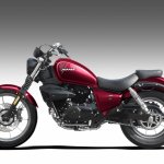 Hyosung Mirage 250 Red Side Profile Press Image